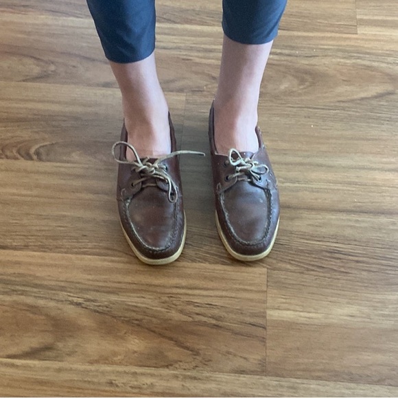 Vintage Sebago dockside’s boat shoes tie up retro sperrys womens dockside sebago - Picture 5 of 12
